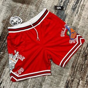 NEW Billionaire Boys Club Red Mesh Float Shorts